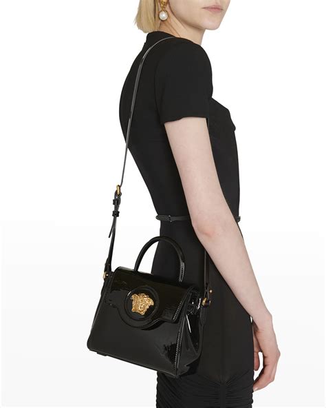 Versace Medusa Leather Top Handle Bag 